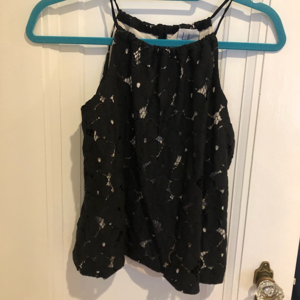 Floral halter top